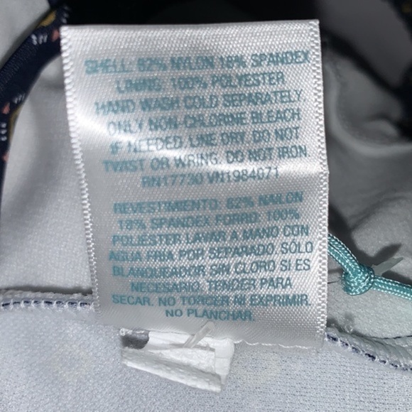 Kona Sol Women's Keyhole High Neck Tankini Top - Oxford Blue - Picture 6 of 14